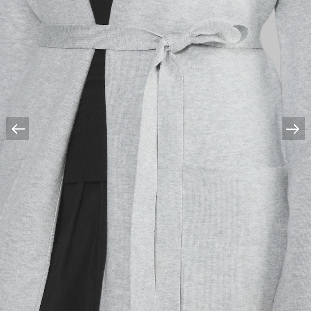 Aritzia Soft Gray Women's Cardigan - Picture 4 of 6